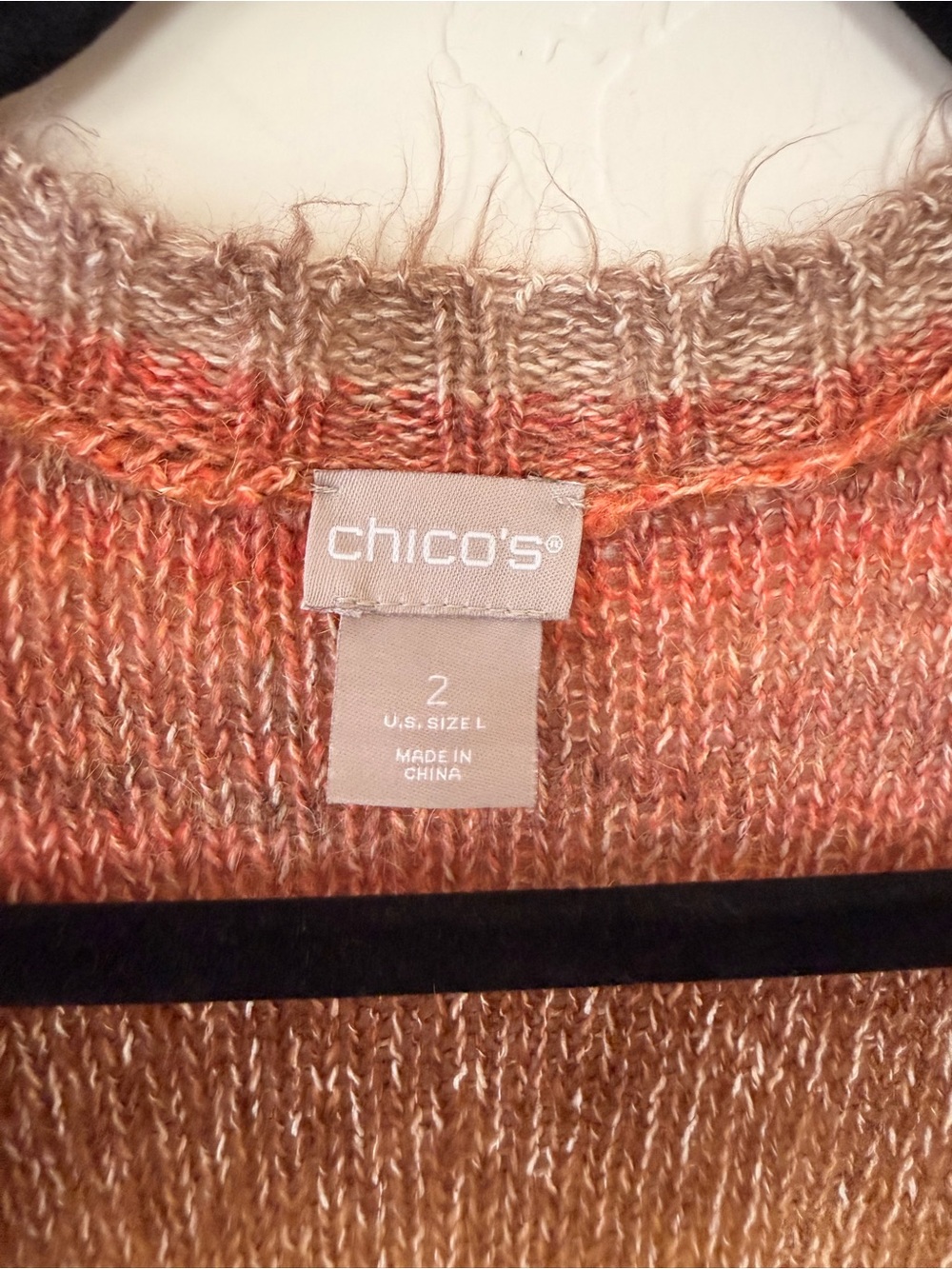 Chico’s Multicolored Cardigan Size L - Picture 8 of 10